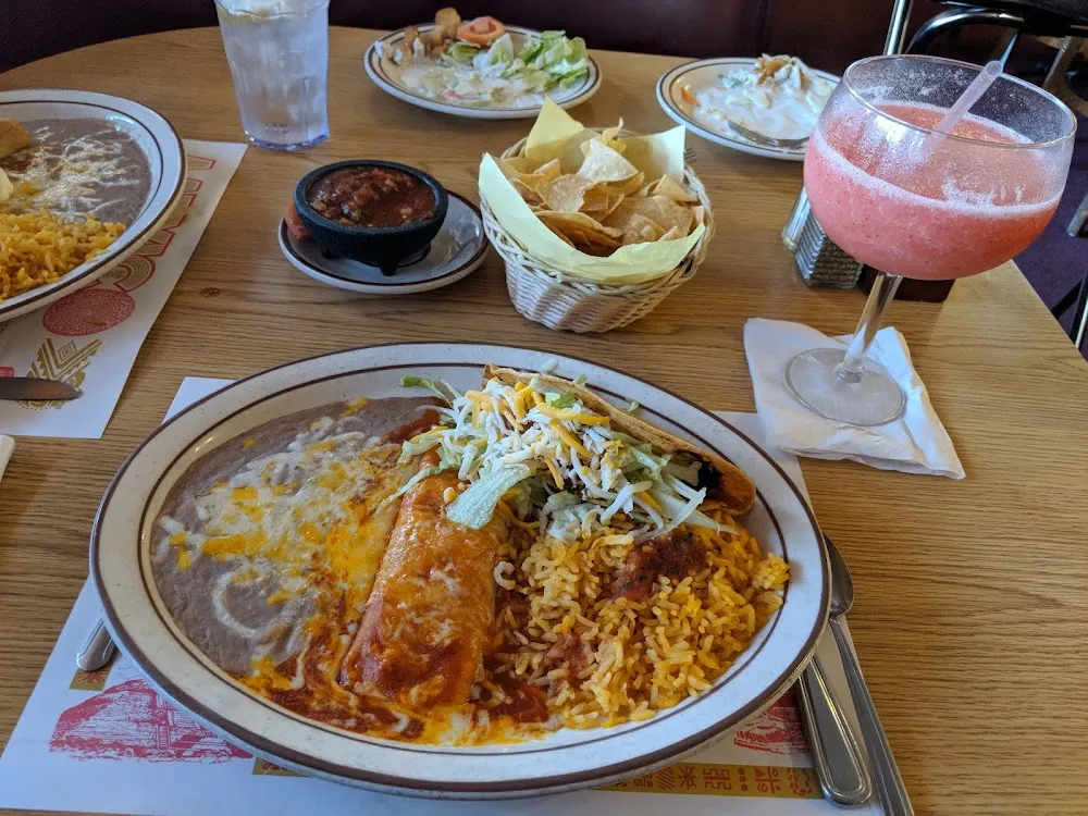 Enchilada and Chile Relleno