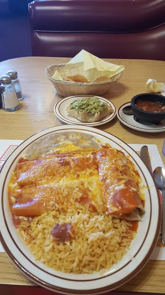 Enchiladas with Guacamole